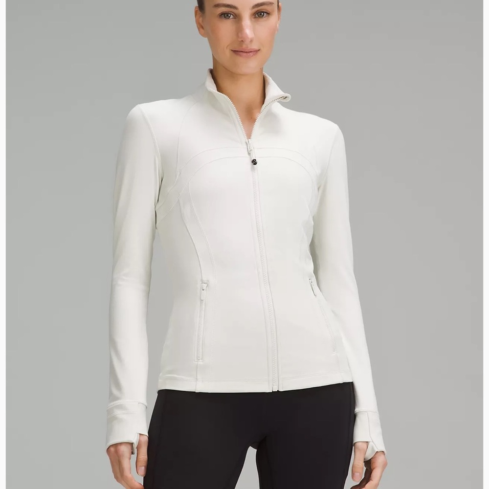 Lululemon White Zip-Up Jacket